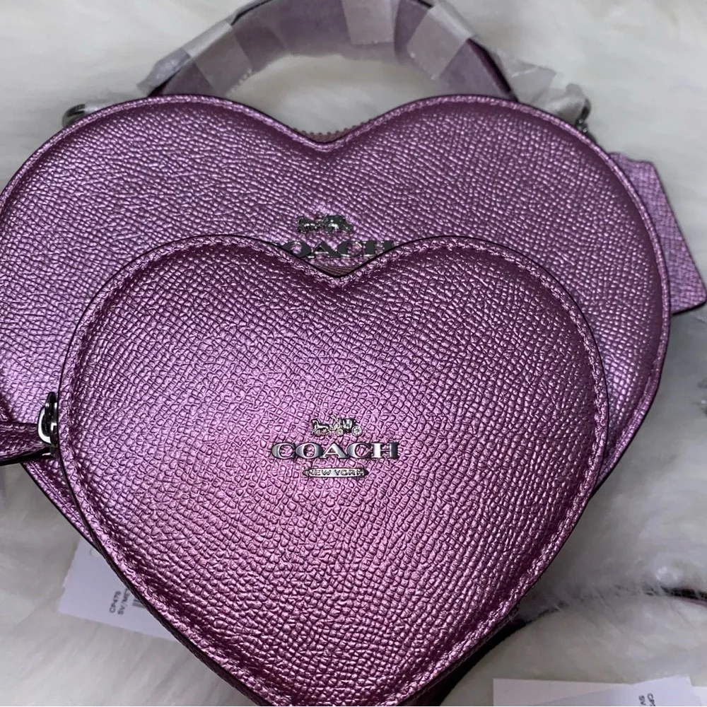Coach 💞 heart set New